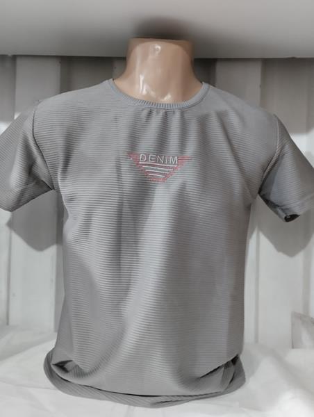 Футболка Panda (M-2XL) 1597 grey (лето)