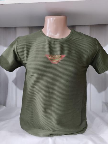 Футболка Panda (M-2XL) 1598 khaki (лето)
