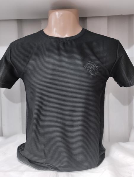 Футболка Panda (M-2XL) 1607 black (лето)