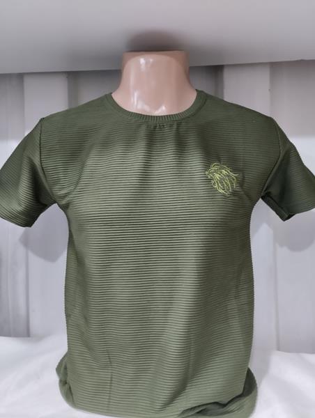 Футболка Panda (M-2XL) 1609 khaki (лето)
