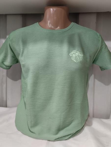 Футболка Panda (M-2XL) 1610 mint (лето)