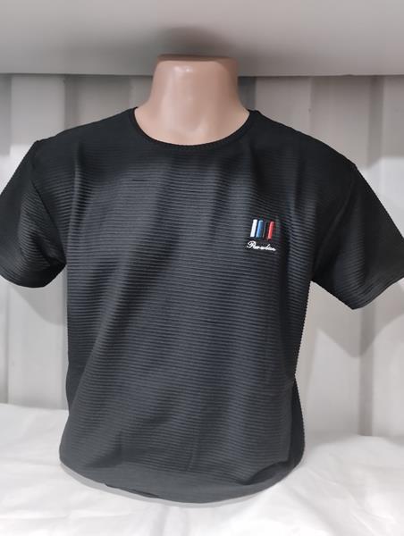 Футболка Panda (M-2XL) 1612 black (лето)