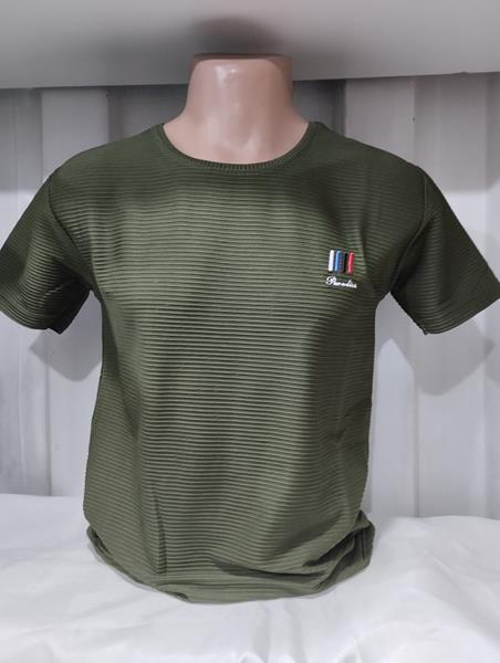 Футболка Panda (M-2XL) 1614 khaki (лето)