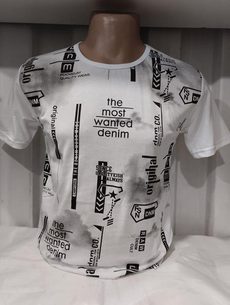 Футболка Panda (M-2XL) 1637 white (лето)