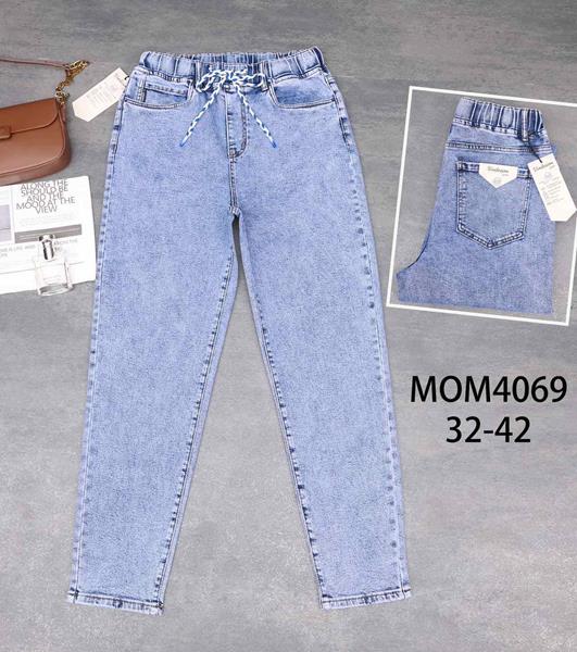 Джинсы Vindassion (32-42) 4069 l.blue (деми)