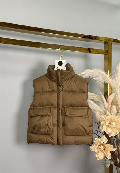 Жилетка Delfinka (100-140) 8131 khaki (деми)
