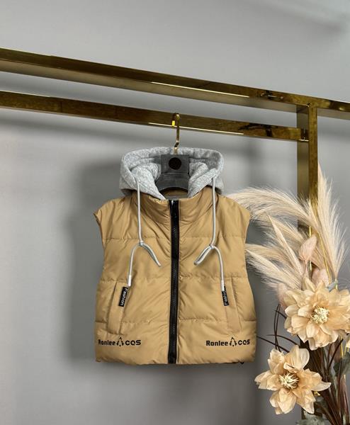 Жилетка Delfinka (74-110) DF14 beige (деми)