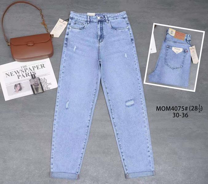 Джинсы Vindassion (30-36) 4075 l.blue (деми)