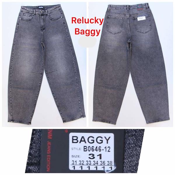Джинсы Lin (31-38) B0646-12 grey (деми)