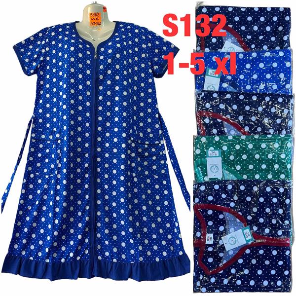 Халат HomeWear (48-58) S132 mix (лето)