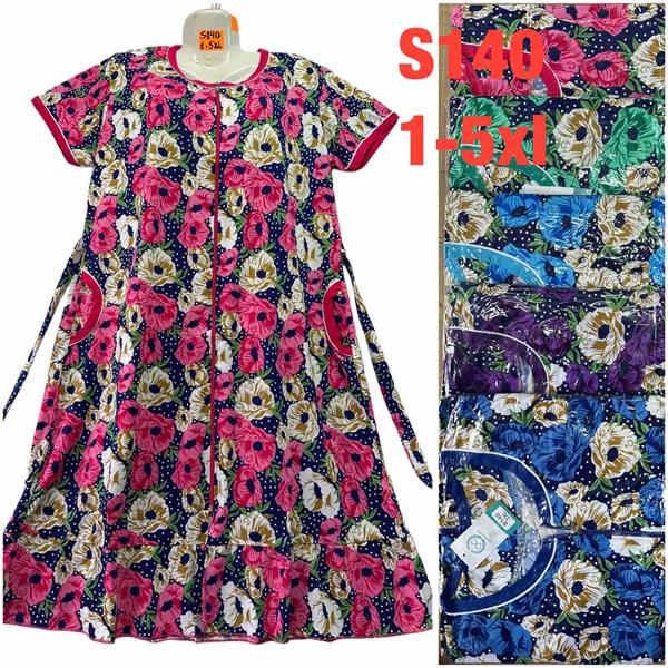 Халат HomeWear (48-58) S140 mix (лето)
