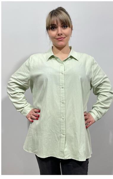 Рубашка BASE (4XL-7XL) C002+ mint (деми)