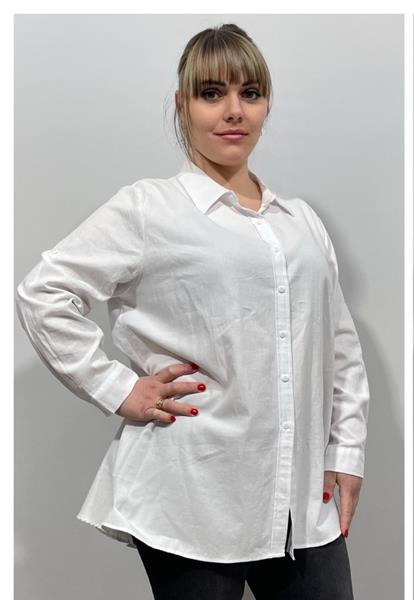 Рубашка BASE (4XL-7XL) C002+ white (деми)