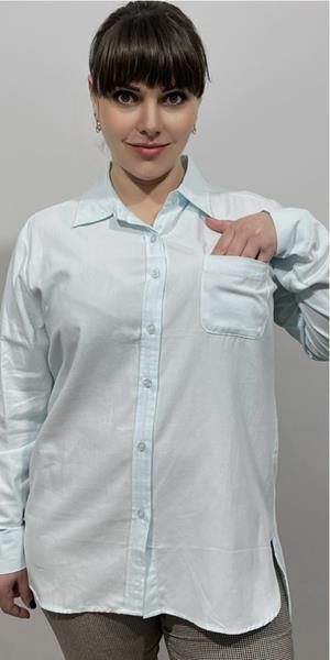 Рубашка BASE (4XL-7XL) C1302+ l.mint (деми)