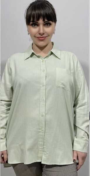 Рубашка BASE (4XL-7XL) C1302+ mint (деми)