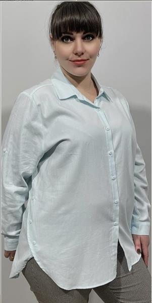 Рубашка BASE (4XL-7XL) C1307+ l.mint (деми)