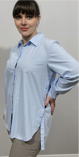 Рубашка BASE (2XL-6XL) C326+ l.blue (деми)