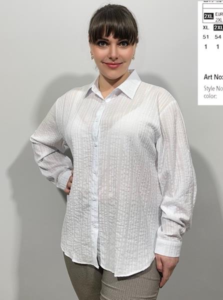Рубашка BASE (XL-4XL) C330 white (деми)