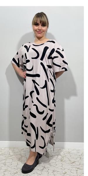 Платье BASE (2XL-6XL) CL9075 beige (лето)