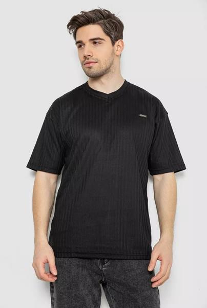 Футболка Seven Group (M-2XL) 3140 black (лето)