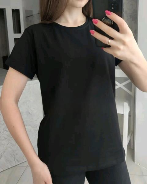Футболка Sport style (XL-4XL) 50 black (лето)