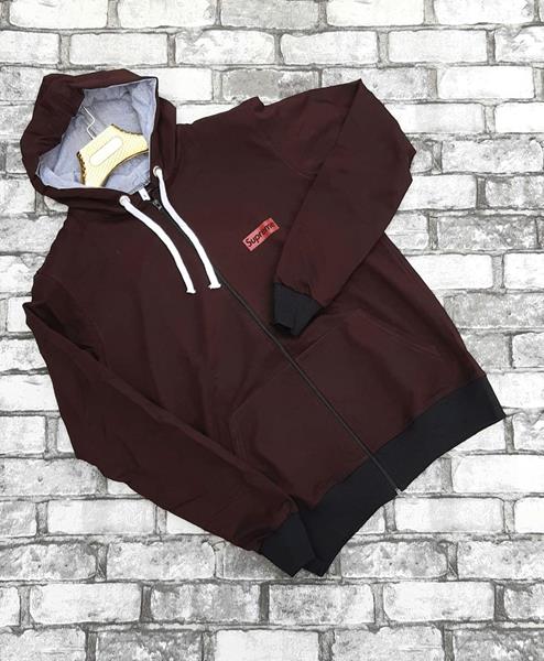 Кофта спорт Sport style (M-2XL) 23-1-1 brown (деми)