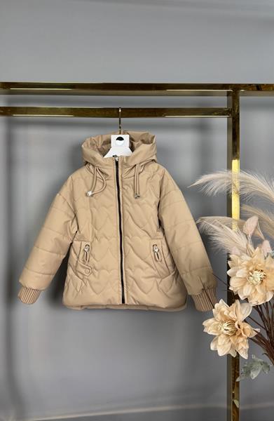 Куртка Delfinka (116-140) 1107 beige (деми)