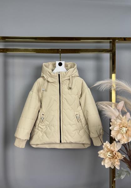 Куртка Delfinka (116-140) 1107 l.beige (деми)