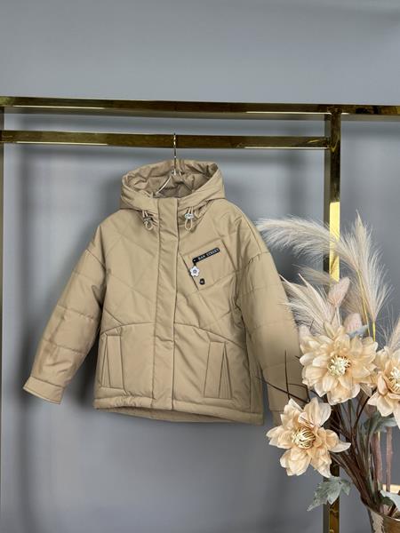 Куртка Delfinka (128-152) 1117 beige (деми)