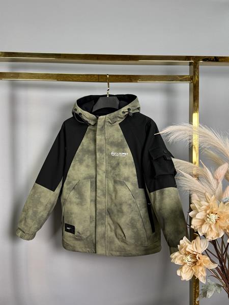 Куртка Delfinka (146-164) 20989 khaki (деми)