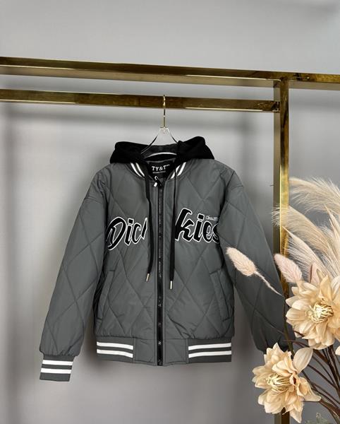 Куртка Delfinka (122-140) 24447 d.grey (деми)