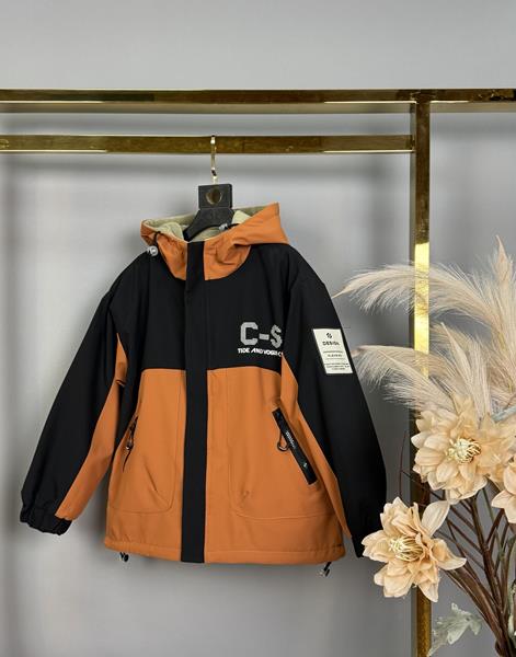 Куртка Delfinka (150-180) 8837 orange (деми)