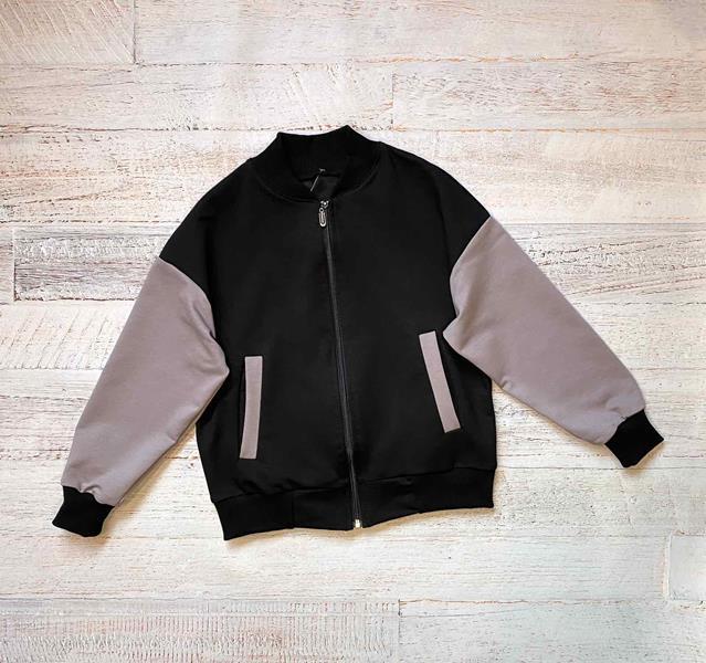 Куртка LiMa kids (134-158) 2506 black-l.grey (деми)