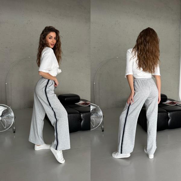 Штаны спорт Sofi Cor (42-46) 9053 l.grey (деми)