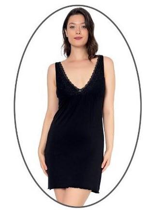 Ночнушка Disneyopt (M-XL) 10646 black (лето)