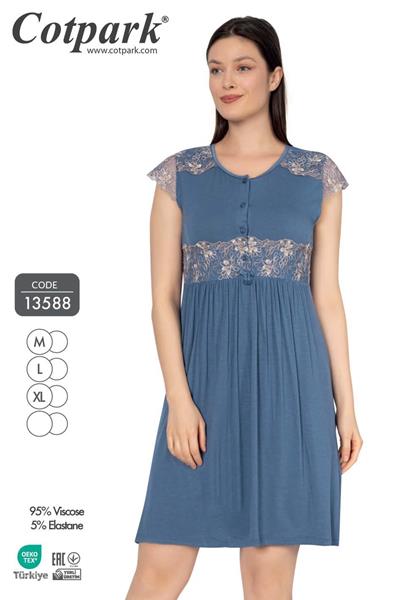 Ночнушка Disneyopt (M-XL) 13588 blue (лето)