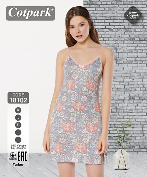 Ночнушка Disneyopt (M-XL) 18102 grey (лето)