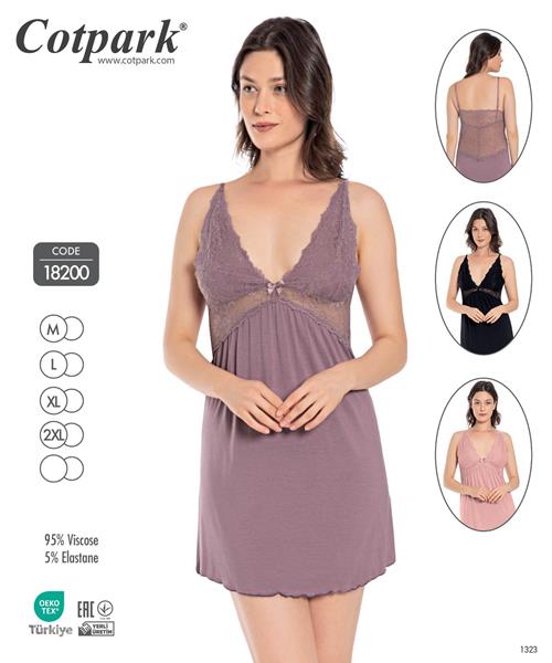 Ночнушка Disneyopt (M-2XL) 18200 grey (лето)