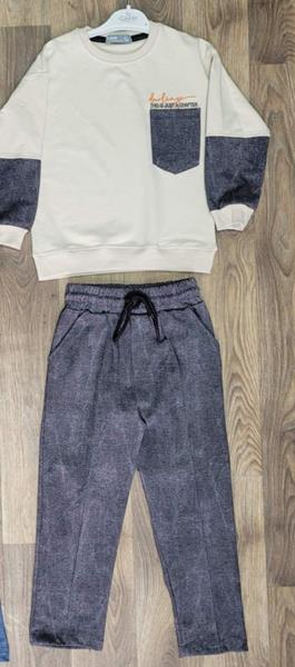 Костюм спорт iBamBino (4-11) IB179 grey (деми)