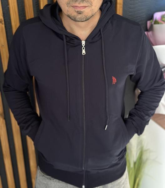 Кофта спорт Nik (M-2XL) 55801 black (деми)