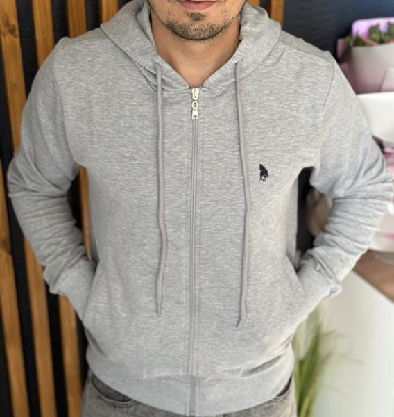 Кофта спорт Nik (M-2XL) 55802 grey (деми)