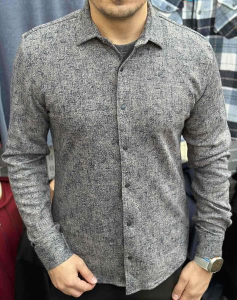 Рубашка Nik (M-2XL) 55814 grey (деми)