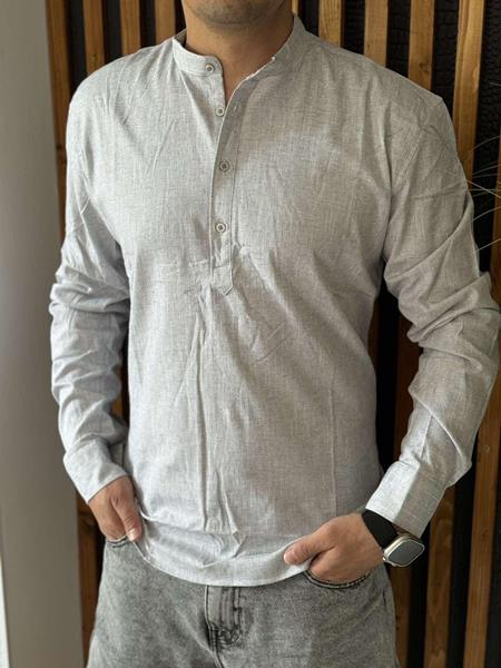 Рубашка Nik (L-3XL) 55827 l.grey (деми)