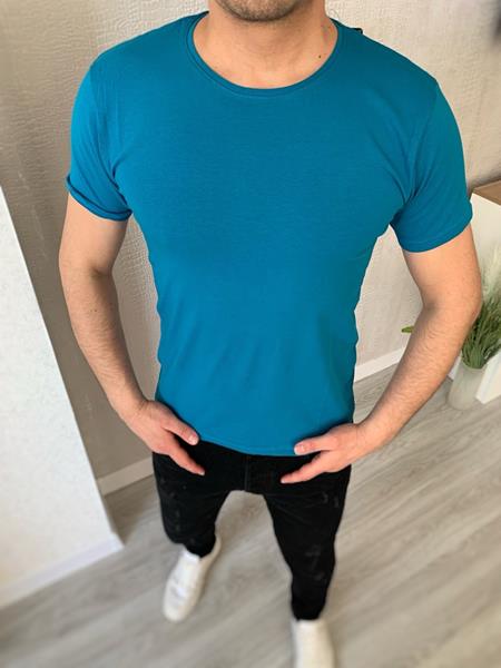 Футболка Nik (M-3XL) 55842 blue (лето)
