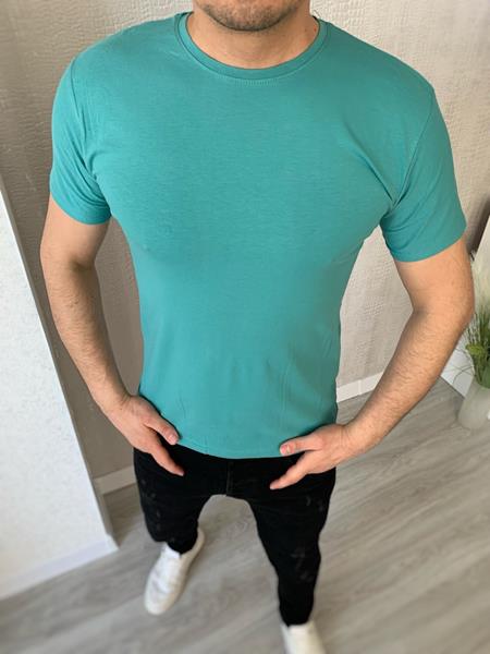 Футболка Nik (M-3XL) 55843 l.blue (лето)