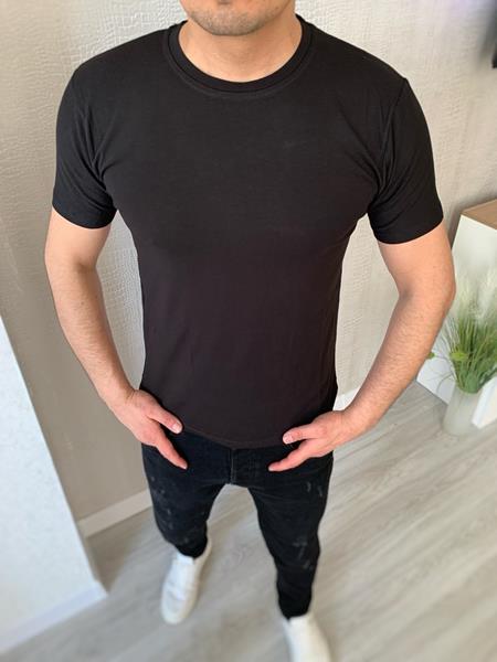 Футболка Nik (M-3XL) 55845 black (лето)