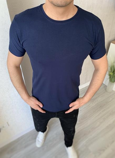 Футболка Nik (M-3XL) 55848 navy (лето)