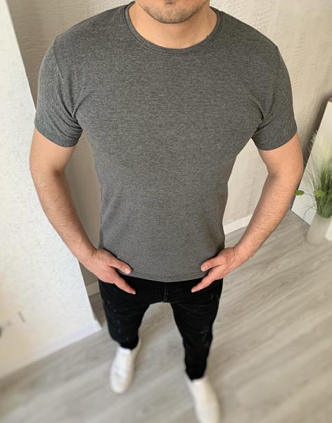 Футболка Nik (M-3XL) 55849 d.grey (лето)