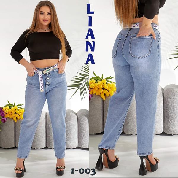 Джинсы Liana Denim (28-33) 1003 l.blue (деми)