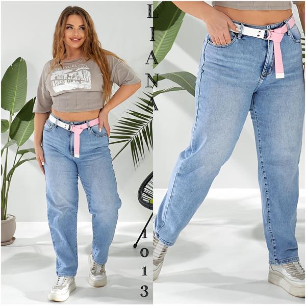 Джинсы Liana Denim (30-36) 1013 l.blue (деми)